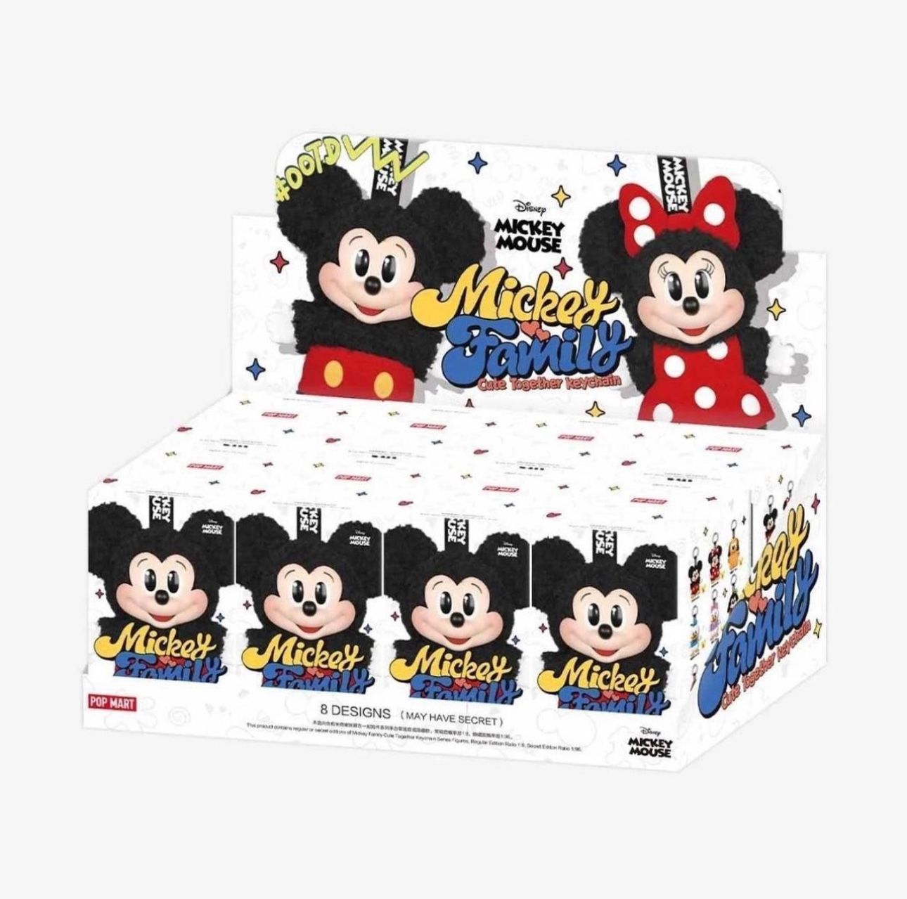 Mickey Family Cute together Keychain Popmart