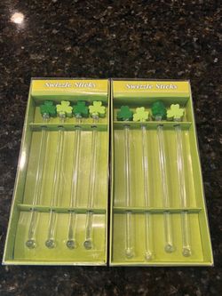 Swizzle sticks for St Patrick’s day