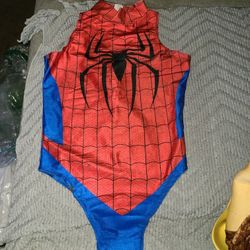 Superhero Anime Cosplay One Piece Swimsuit High Waist Leotard Bodysuit

