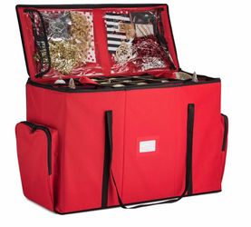 Christmas Ornament Storage Box & Decoration Container