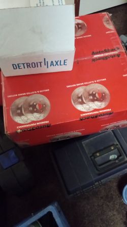 Drilled Brake Rotors And Front And Rear Brake Pads
