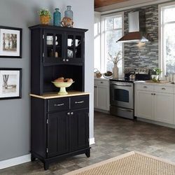 Buffet And Hutch Storage Cabinet