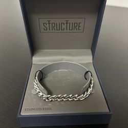 NIB Stainless Steel Men’s Chain Bracelet