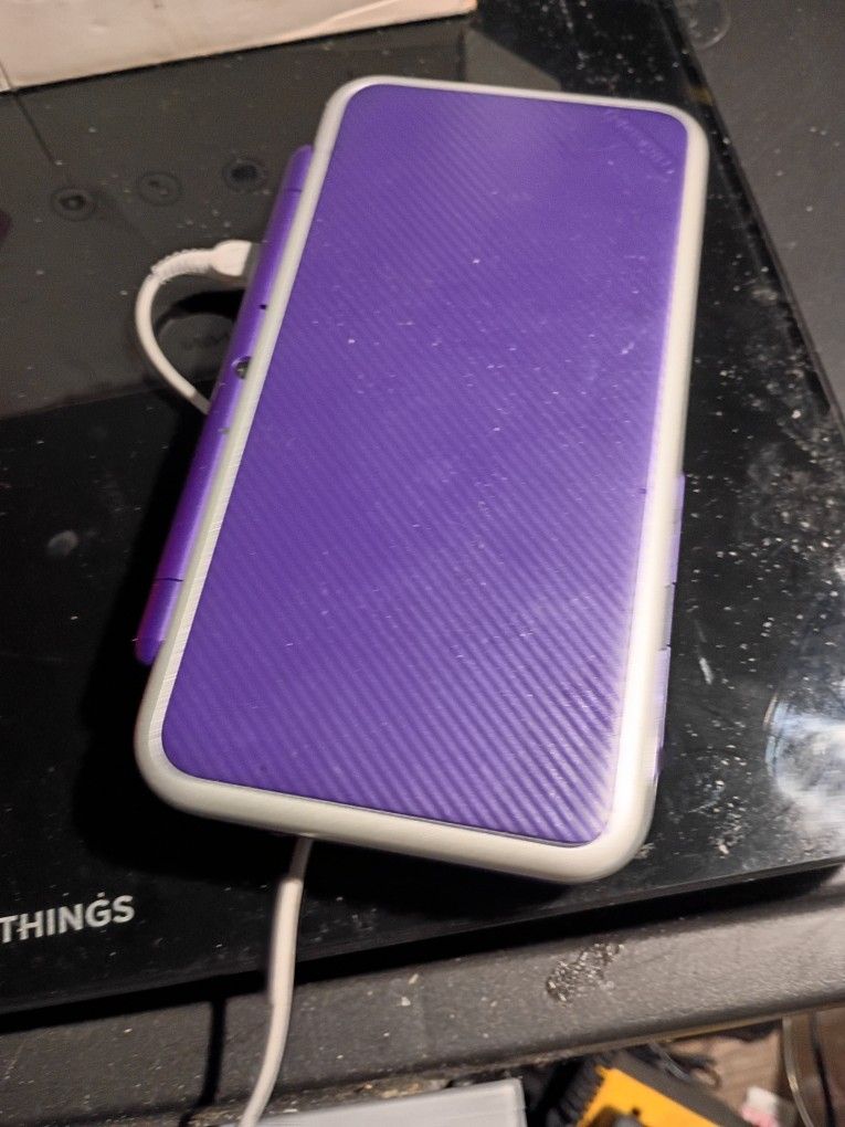 NINTENDO 2DS XL CONSOLE SILVER PURPLE 4GB HAND-HELD SYSTEM