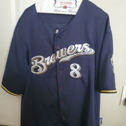 Milwaukee Brewers BRAUN Jersey