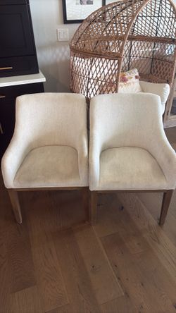 White Arm Chairs - Make An Offer