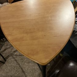 3 Sided Bar Table and 3 Chairs
