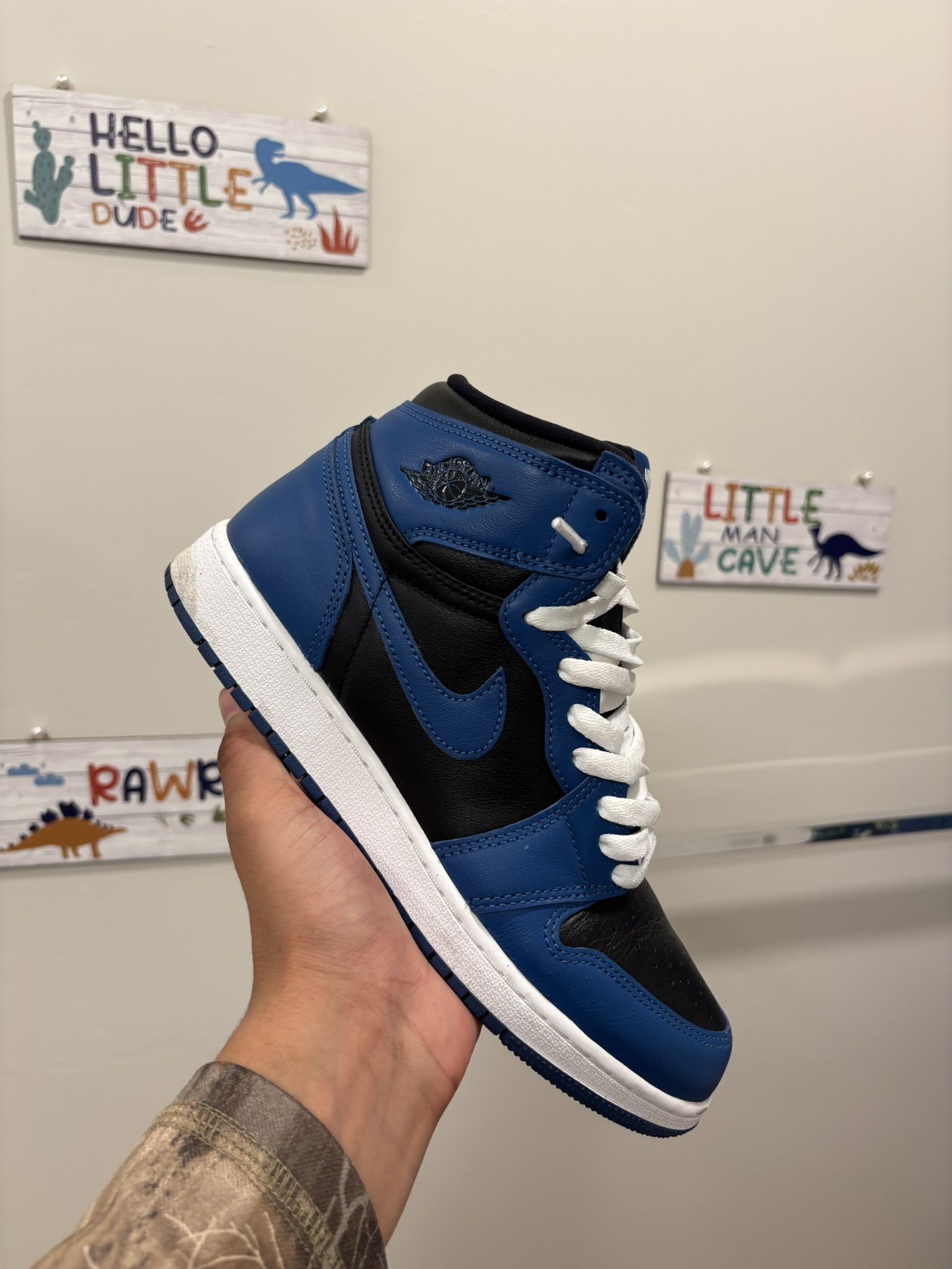 Jordan 1 High GS “Dark Marina Blue”