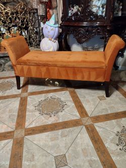 Storage Ottoman Bench, Velvet