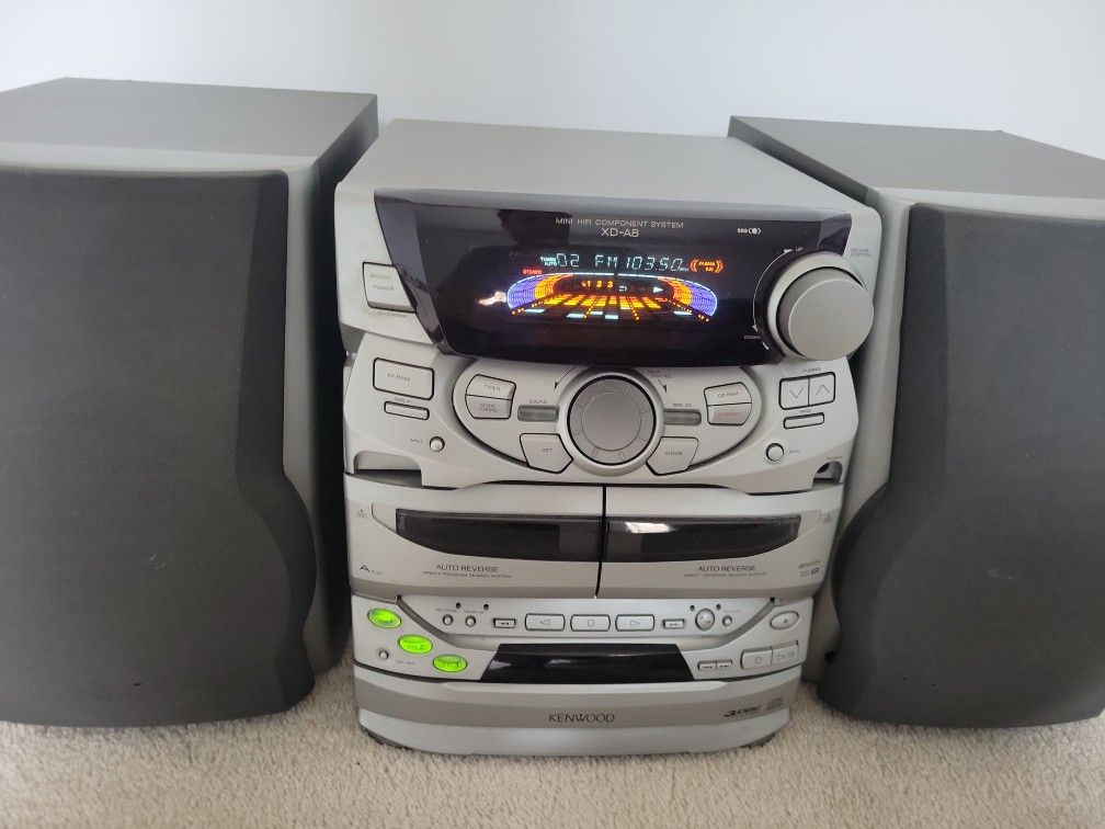 Kenwood XD-A8 Boom Box 🎶 📦 👌 