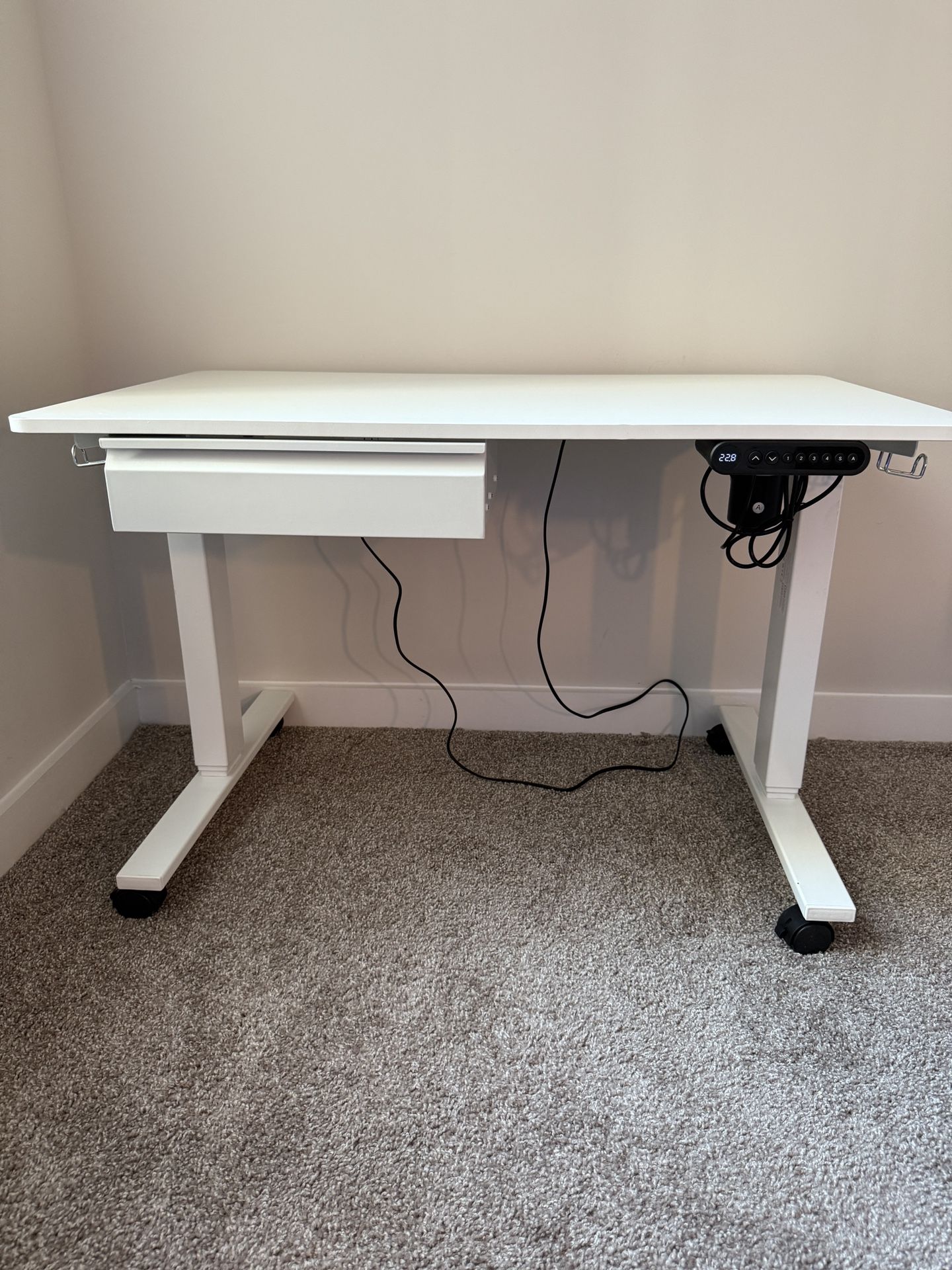 Fezibo Electric Standing Desk - Upgraded S4 Frame + Drawer