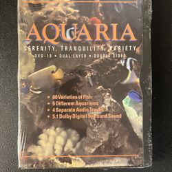 Aquaria (DVD, 1999) Education General Interest Educational Fish Sea Life New