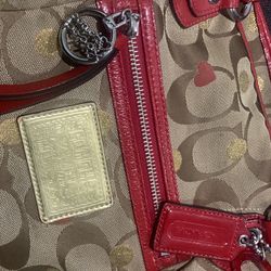 Like New Valentine’s Day Coach Bag