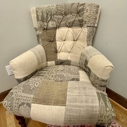 Arhaus Quilted Armchair 