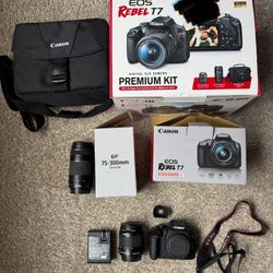Canon EOS Rebel T7 Premium Kit