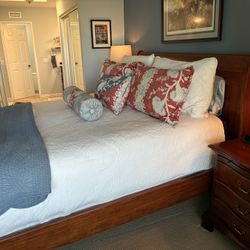 King Sleigh Bed Frame