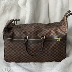 Louis Vuitton Eole 50 rolling luggage bag in the Damier Ebène canvas