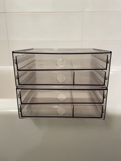 Storage Bundle: Countertop Organizer, Stacking Bins, Basket