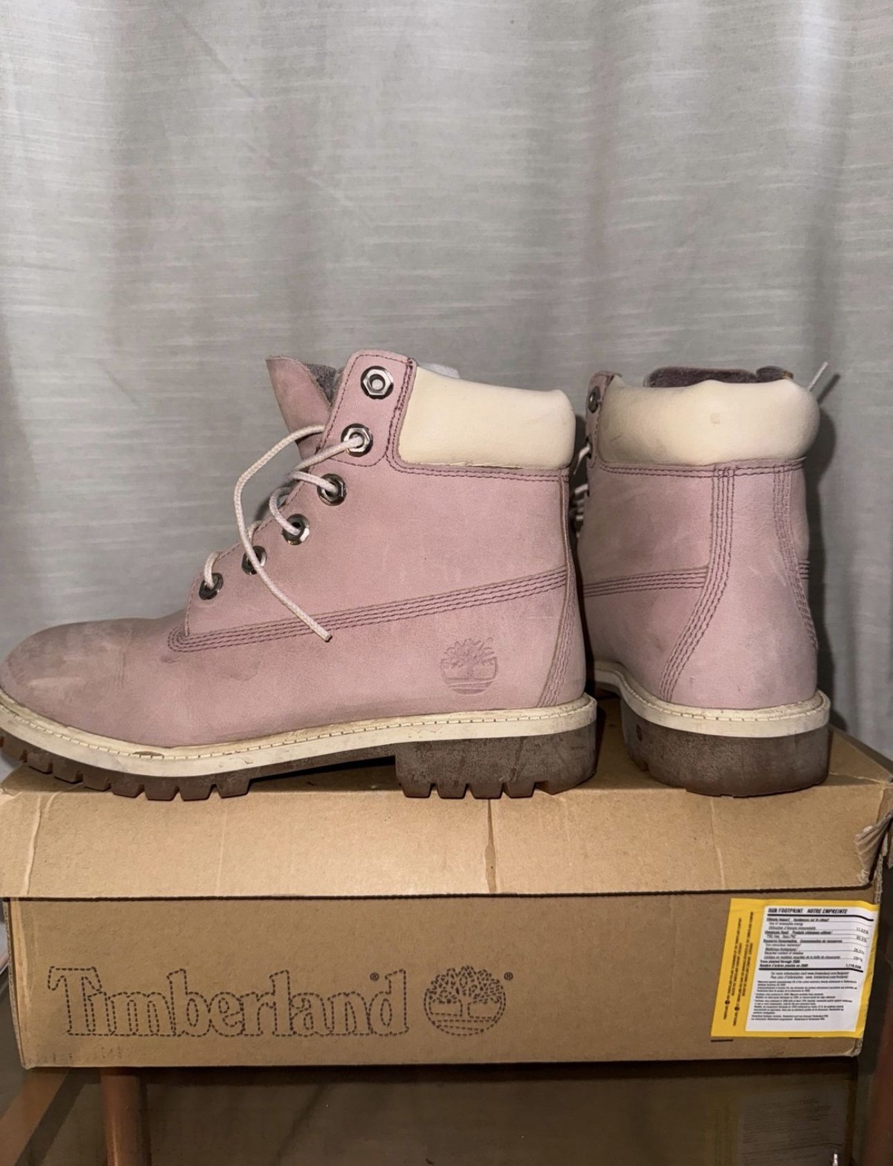 Pink Timberlands