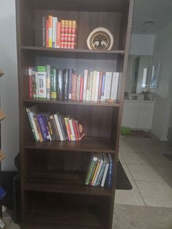 Book shelf Dark Wood Sturdy