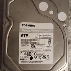 Toshiba 6 Terabyte hard drive