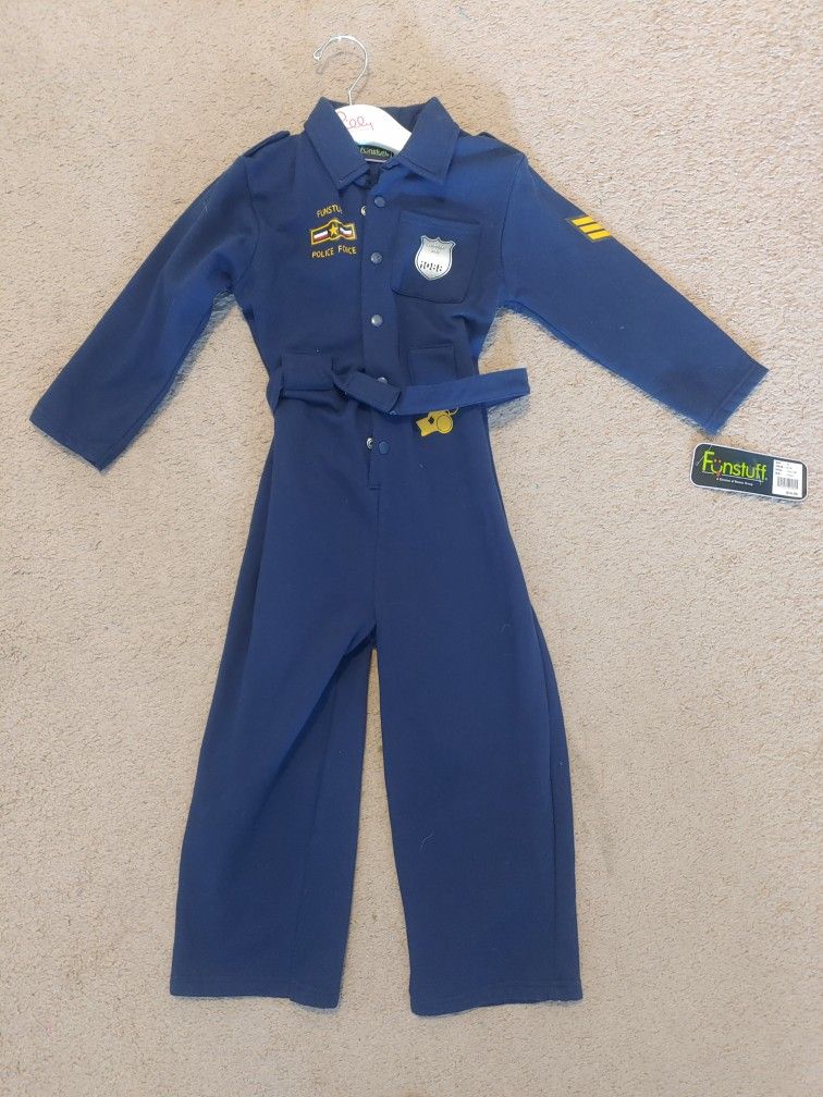 Police Officer Costume 4t