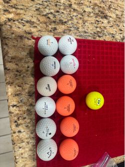 Golf balls, 13 balls, assortment brands, great condition