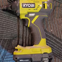 RYOBI DRILL & SET