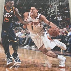 Devin Booker Signed Rookie Photo