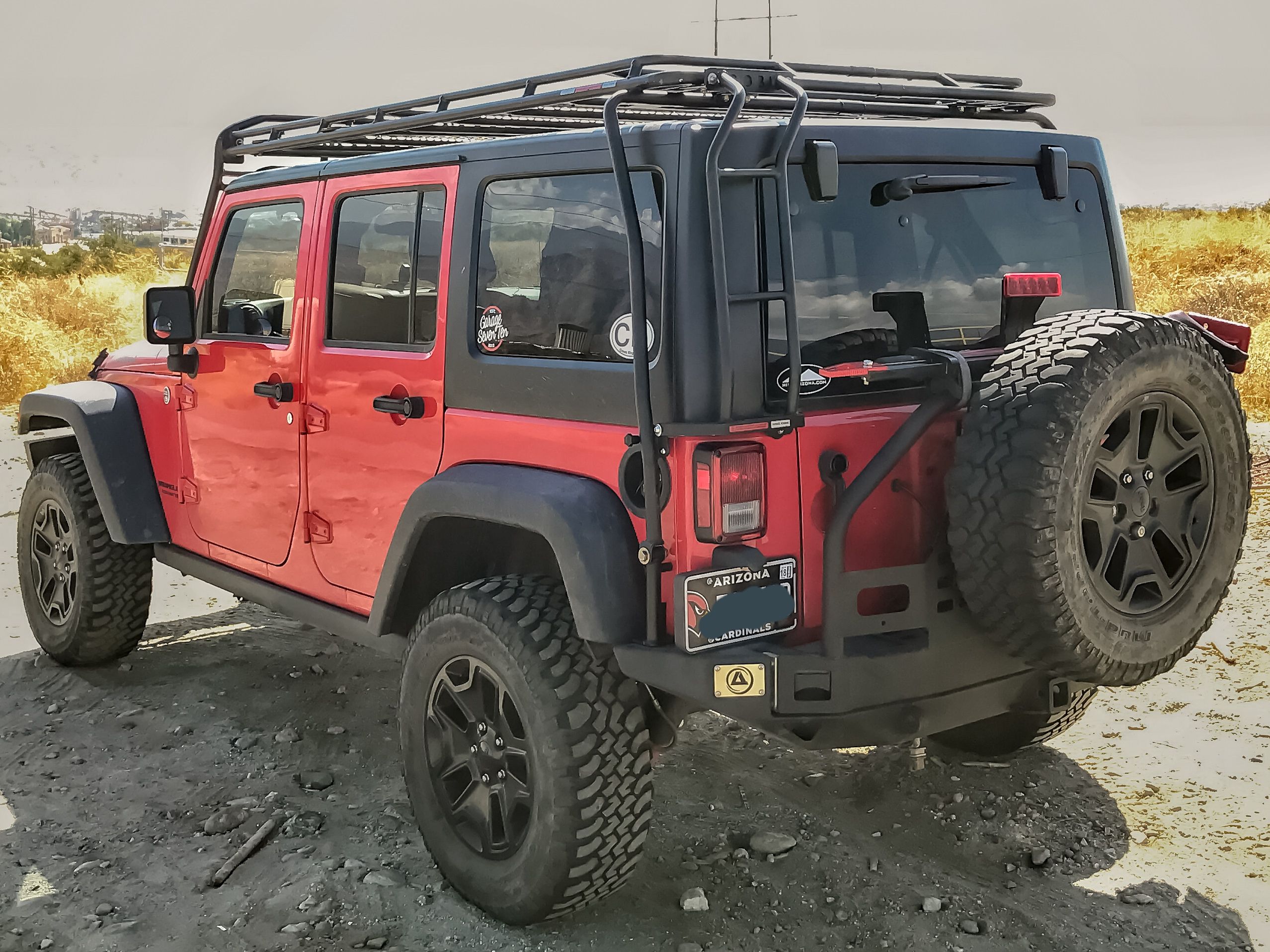 Ladder for Jeep Wrangler Gobi roof rack for Sale in Mesa, AZ - OfferUp