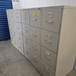 Metal File Cabinet Letter Size With Key $70 Each