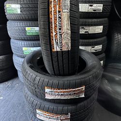 SET OF FOUR NEW TIRES 225/60/18 ARROYO GRANDSPORT A/S INCLUDING MOUNT AND BALANCE, ASK ME FOR SIZES AND BRANDS