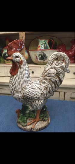 Large Gorgeous very nice quality ceramic rooster $125 Mesa Higley Road and US 60