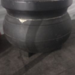 Large Kettle Cauldron Ceramic Pot