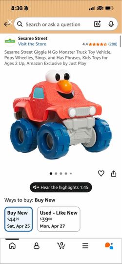 Elmo monster truck