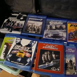 Fast & Furious BluRay 9 Set Collection
