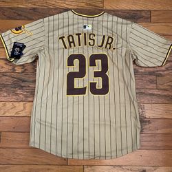 White Or Brown  Pinstripe San Diego Padres Manny Machado Stitched Jersey