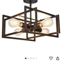 Modern Black Light Fixture 
