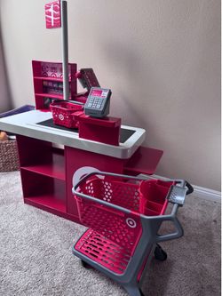 Target cashier & shopping cart
