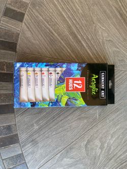Acrylic paint tubes