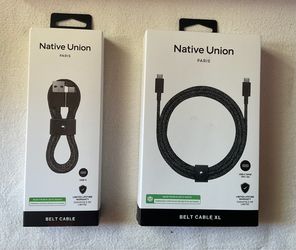 USB-A to USB-C Cable and USB-C to USB-C Cable ***New/Sealed***
