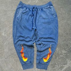 NIKE “Have A Nike Day” Sportswear Blue Game Royal Heavy Weight French Terry Joggers