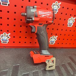 Milwaukee M18 FUEL GEN-3 18V Lithium-Ion Brushless Cordless 3/8 in. Compact Impact Wrench with Friction Ring (Tool-Only)