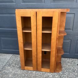 Solid Wood Kitchen/Office Cabinet