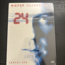 24 Season 1 Six 6 Disc DVD Set Kiefer Sutherland 2003 FOX TV Show Action Drama
