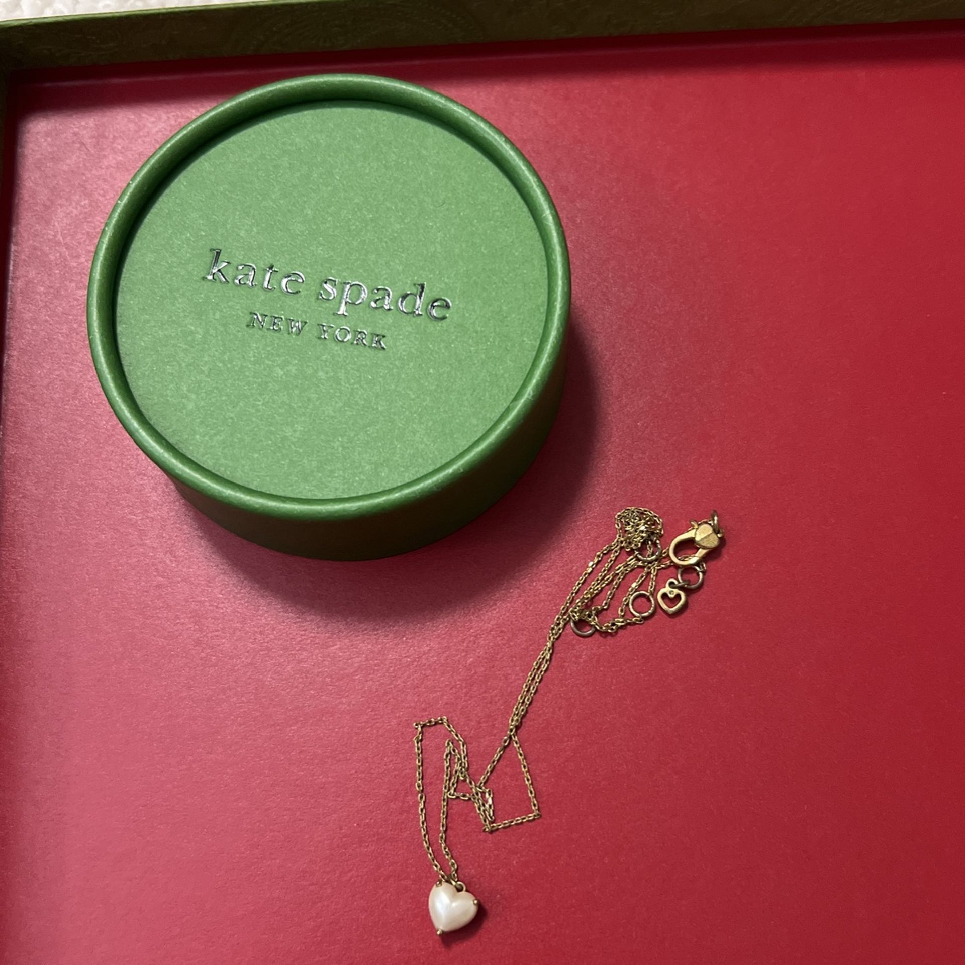 Kate Spade Heart Charm $10