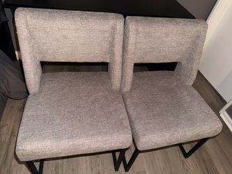 Grey chairs