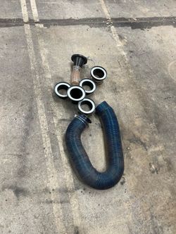 Rockler 4” Expandable Dust Hose with Magnetic Connector Kit