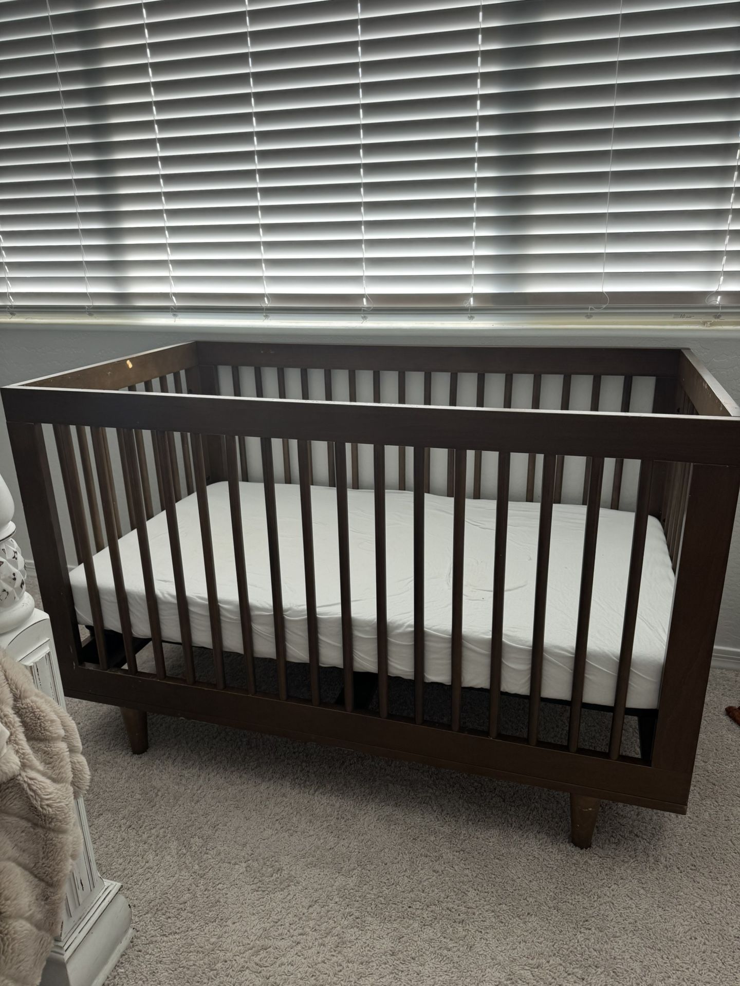 crib and mattress
