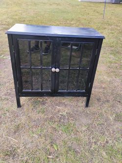 Black accent Cabinet 32" x 32"